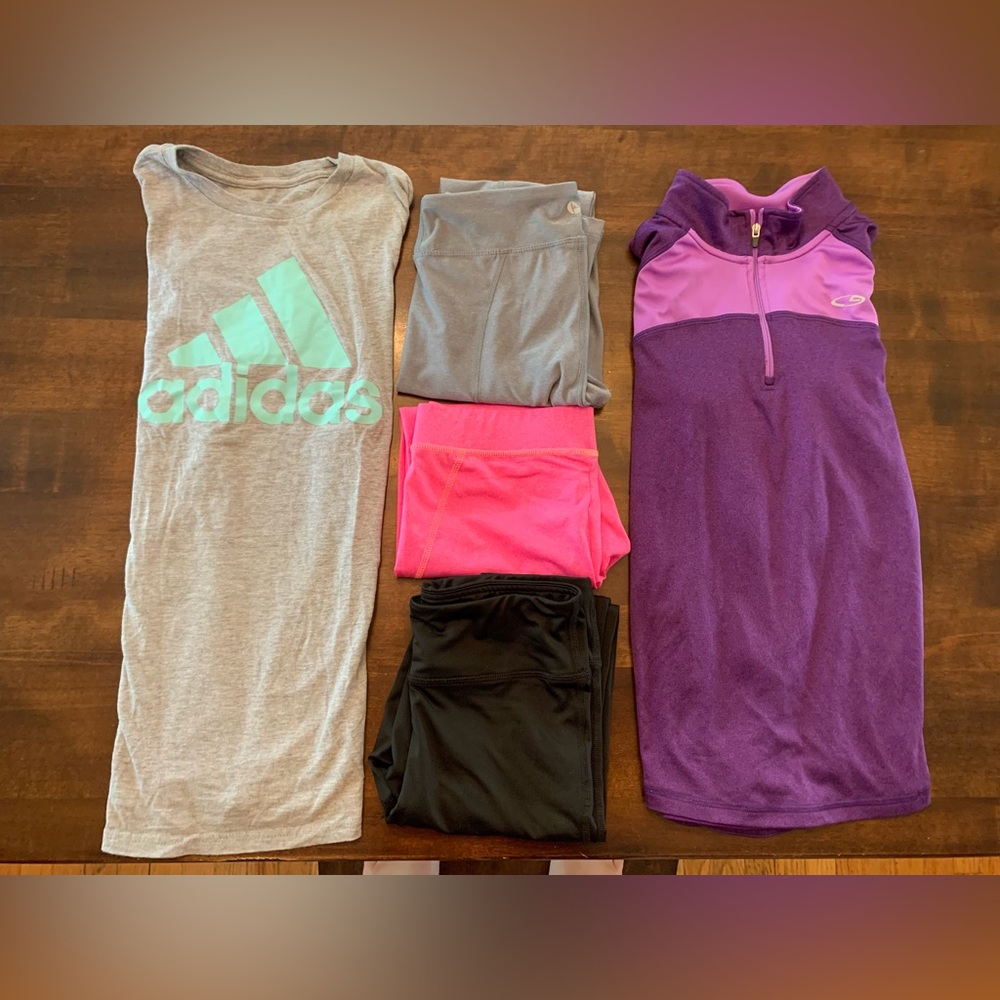 Girls athletic-wear lot. Size 12/14